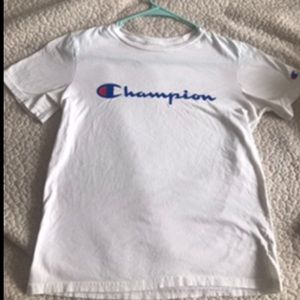 White champion shirt